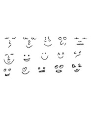 Hand drawn emotions