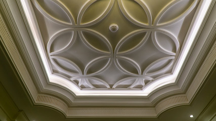 Ceiling design with lighting decorations © Atthapon