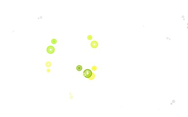 Light Green vector layout with circle shapes.