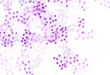 Light Purple, Pink vector texture with artificial intelligence concept.