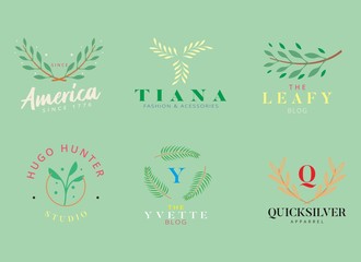 Tree and Coconut Leaves Collection