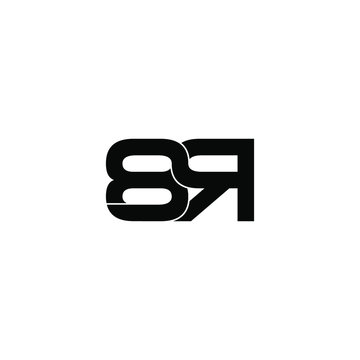 8r letter original monogram logo design