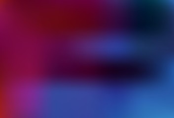 Dark Blue, Red vector blurred shine abstract template.