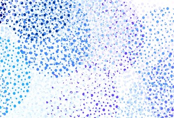 Light Pink, Blue vector template with circles.