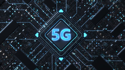 Three dimensional technology circuit board chip and 5g stereo character