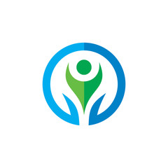 healthy care logo , abstract healthy logo