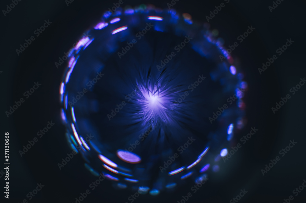 Aufkleber Beautiful bokeh abstract colored  Background texture for design.