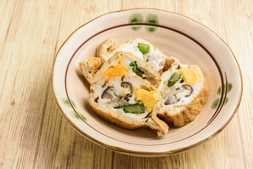 油揚げの巾着煮