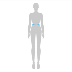 Men to do waist measurement fashion Illustration for size chart. 7.5 head size boy for site or online shop. Human body infographic template for clothes. 