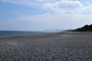 夏の七里御浜海岸
