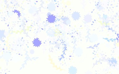 Light Pink, Green vector abstract design with flowers, roses.