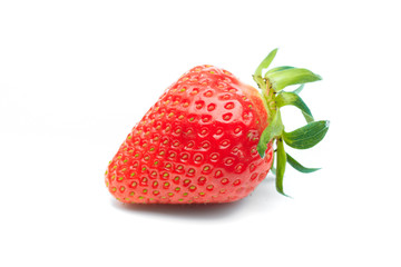 Red berry strawberry isolated on white background- Image