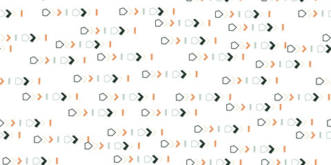 Seamless hand drawn geometric pattern with national striped color background. Repeatable Design. Abstract Vector hand drawn element.