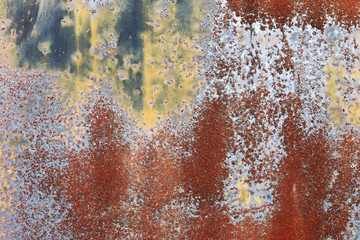 Background rust metal