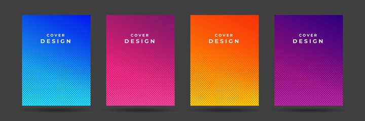 Modern abstract covers set, minimal covers design. Colorful geometric background, vector illustration. 