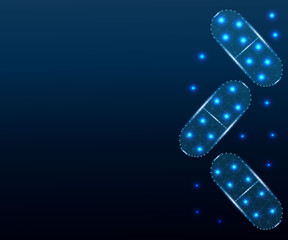 drug capsule, pills, polygon, closed 6