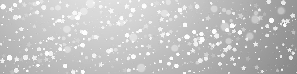 Fototapeta premium Magic stars sparse Christmas background. Subtle fl