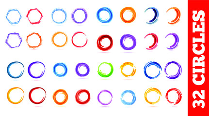 Circles vector illustration