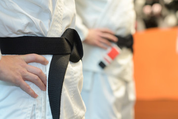 black belt karate