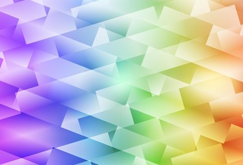 Light Multicolor vector pattern in square style.