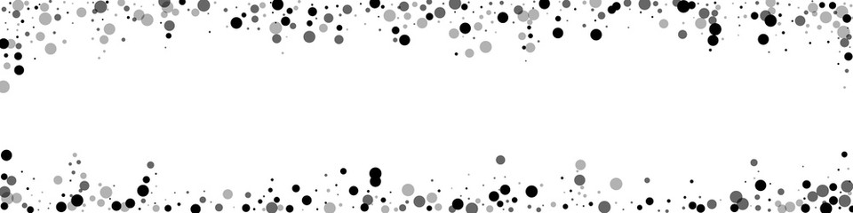 Scattered dense balck dots. Dark points dispersion