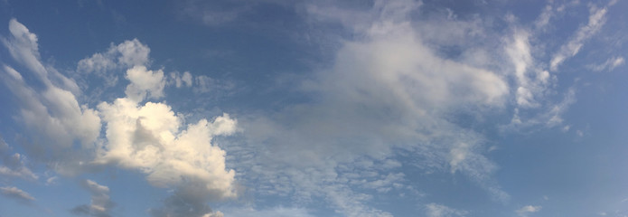 Fototapeta na wymiar Cloudscape Panoramic 