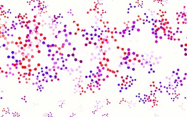 Light Pink, Yellow vector texture with artificial intelligence concept.