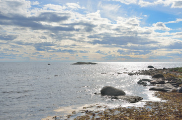 Fototapeta na wymiar Russia, Kola Peninsula, Tersky coast of White sea