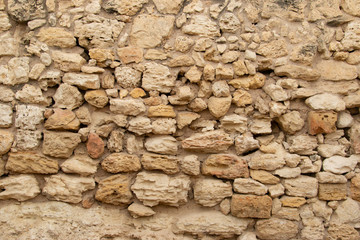 wall of stones as a background