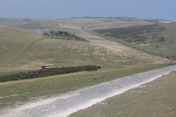 Lovely beautiful sunny cliff place in Seven sisters in England