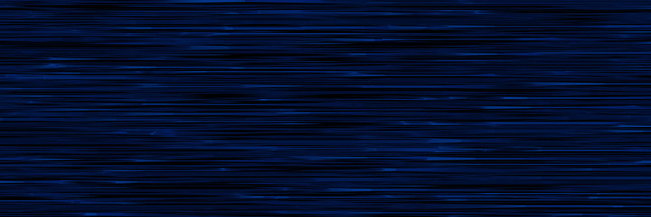 2D Illustration - Abstract Horizontal Stripes Wallpaper with rough Surface - Black and Blue Color Structure