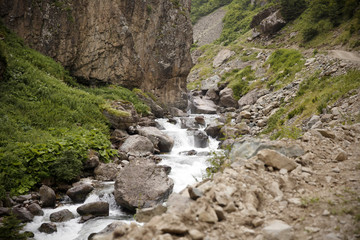 Karadeniz Rize Cat Village Stream, Turkey, Plateau View