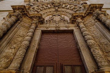 portada iglésia de Monti-sion ,convento ojesuïta, Palma, Mallorca, balearic islands, spain, europe