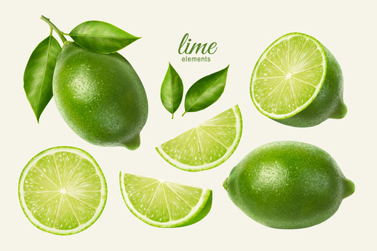 Fresh lime set