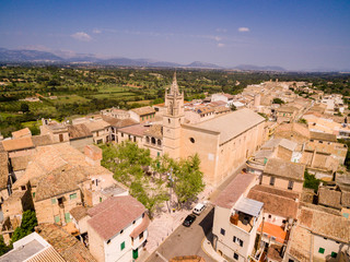 Iglesia parroquial de Sant Feliu de Llubí , siglo XVI, Llubi, Mallorca, balearic islands, spain, europe