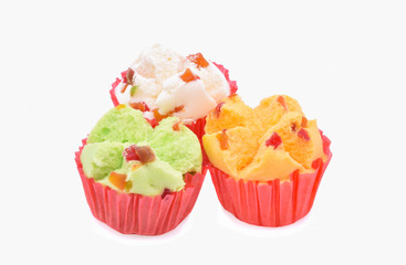 Thailand dessert.Thai Rice Flour Muffin.