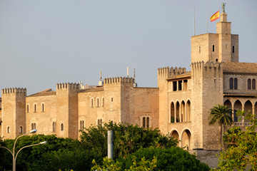 Fototapeta na wymiar Palacio de L´Almudaina (s.XIII-XIV), Palma, Mallorca, balearic islands, Spain