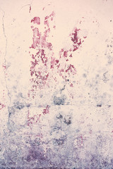 Old wall with several layers of paint