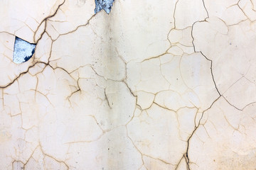 Old wall with several layers of paint