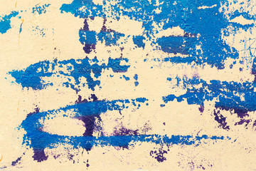 Textured background old wall with several layers of paint