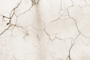 Old wall with several layers of paint