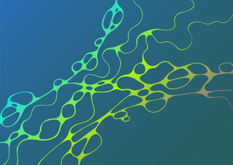 Trendy artwork with abstract marble grid.