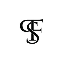 psf letter original monogram logo design