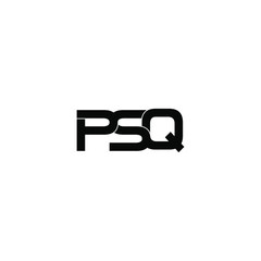 psq letter original monogram logo design