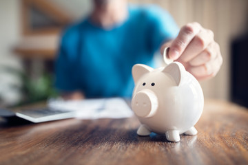 Piggy bank savings - 371172483