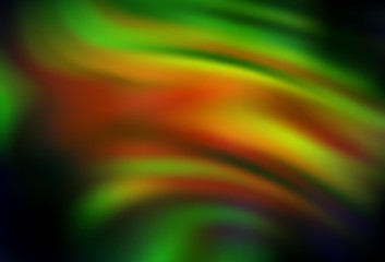 Dark Green, Yellow vector abstract bright pattern.