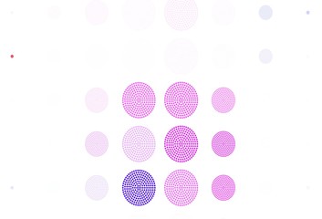 Light Purple vector template with circles.