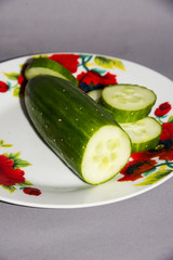 cucumber and tomato