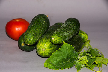 cucumbers and dill