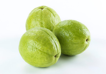 Big Guava isolated on white background